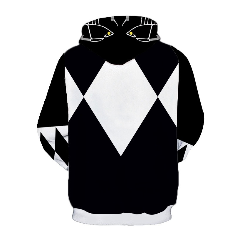 Áo Hoodie Power Rangers in kỹ thuật số Áo len thời trang Áo khoác ngoài
