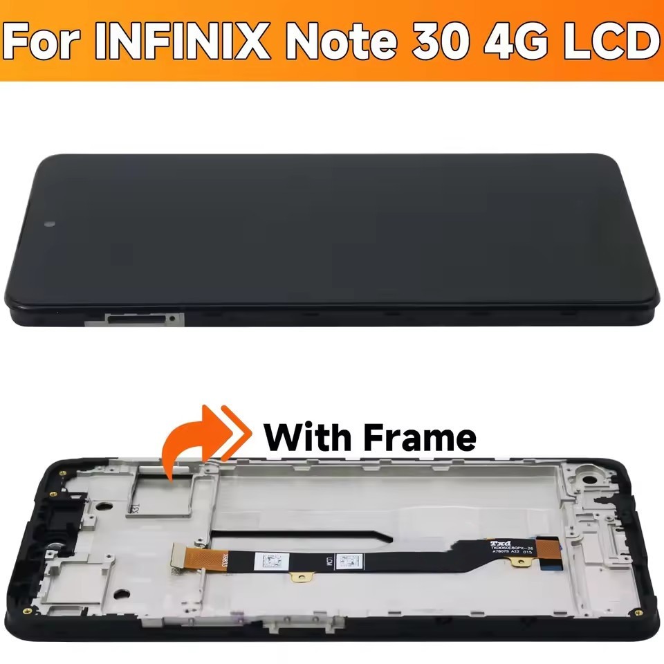 Dành cho Infinix Note 30 4G X6833B Màn hình LCD Bộ số hóa màn hình cảm ứng