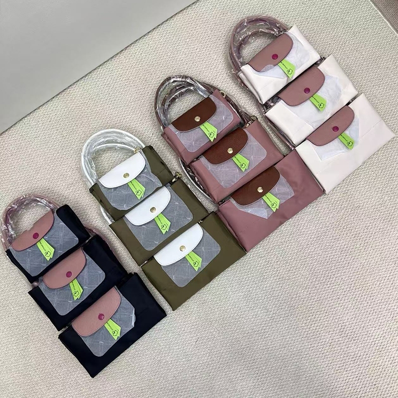 War Horse Mới Túi Tote Nữ Phiên Bản Giới Hạn Tháp Paris Thêu Bánh Bao Bun