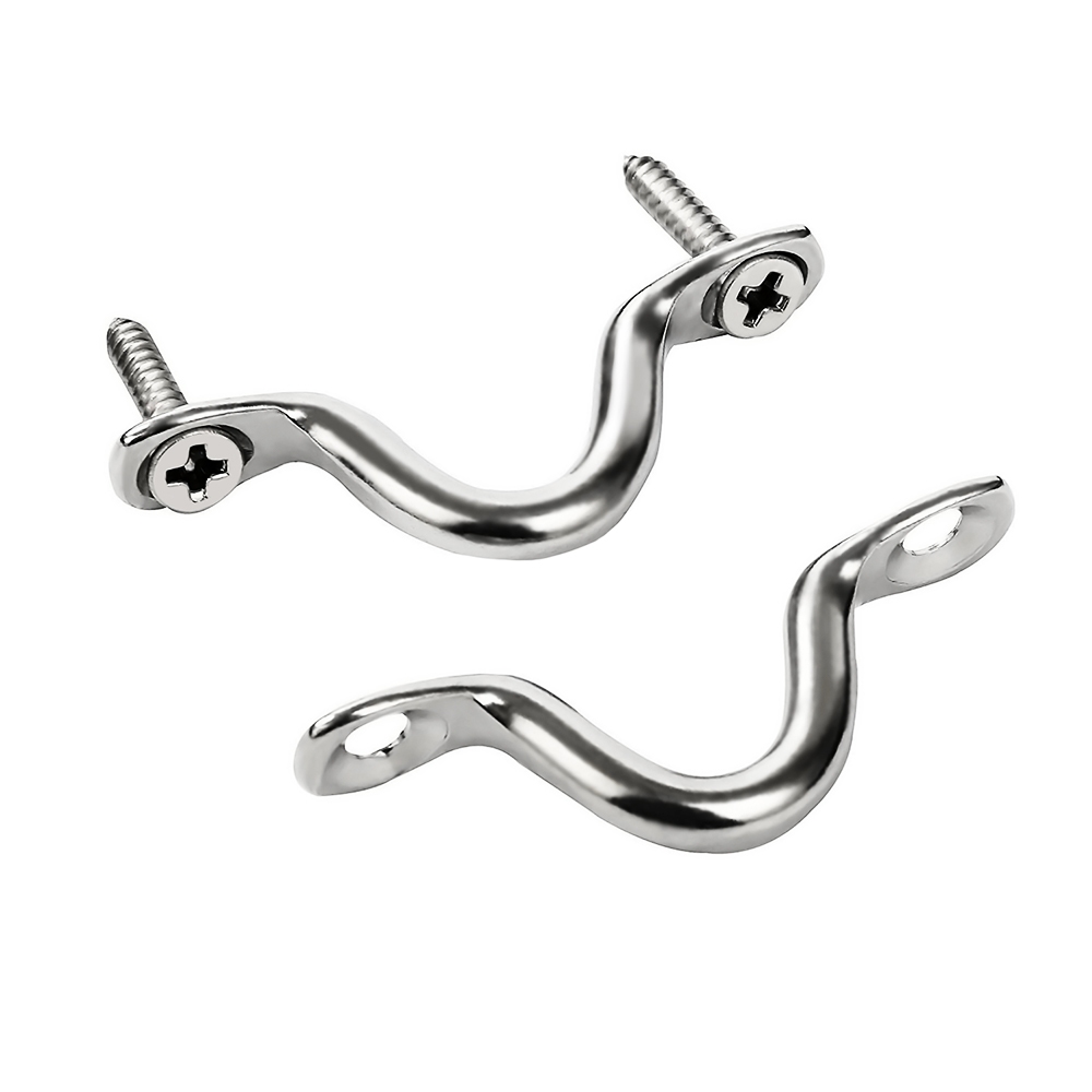 304 Thép không gỉ Móc Pad Nơ Móc Mắt Phần Cứng Tay Nắm Cửa Du Thuyền Tay Nắm Cửa