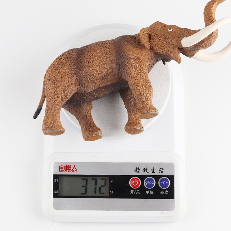 Đồ chơi trẻ em mô phỏng rắn mô hình động vật hoang dã Châu Phi voi đực Mỹ mastodon voi ma mút trang trí