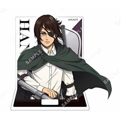Tấn Công Titan Anime Acrylic Đứng Eren Mikasa Levi Armin Hange Sưu Tập Hiển Thị Nhân Vật Đồ Chơi