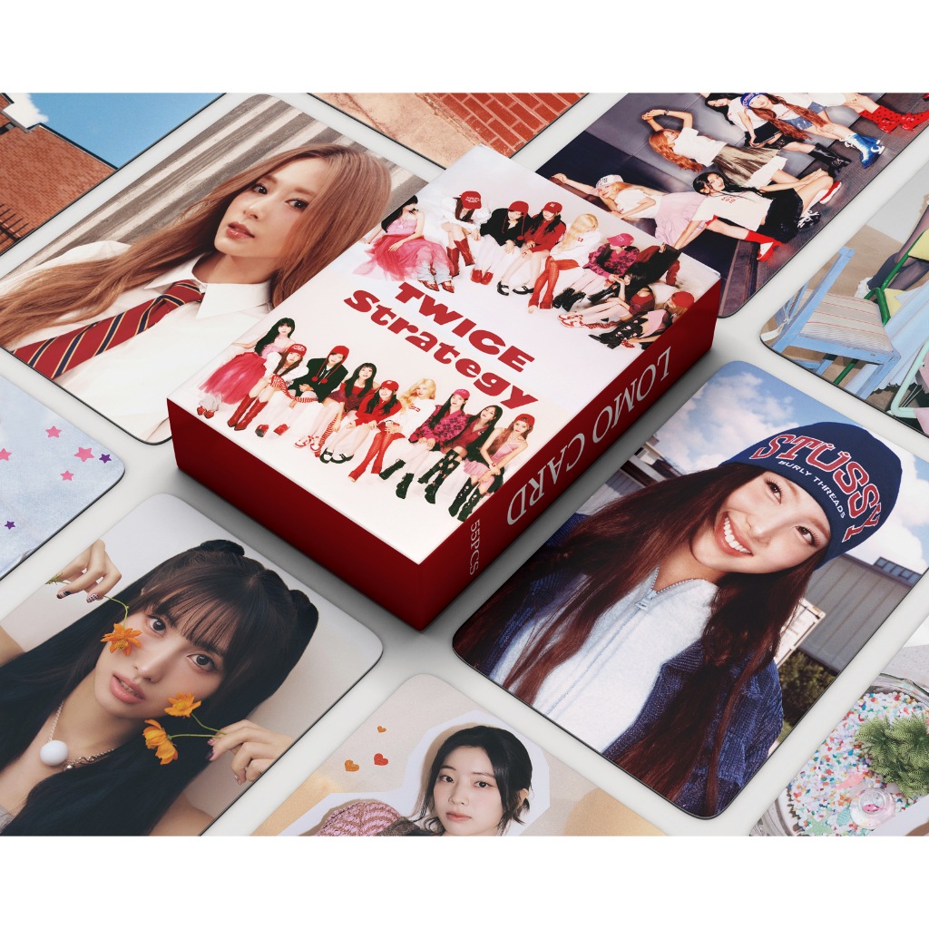 55 chiếc TWICE 2025 Lời chào mùa giải NAYEON Lomo cards mini album thứ 2 có Photocards MISAMO Jeongyeon Momo Sana Jihyo Mina Dahyun Chaeyoung Bưu thiếp YM