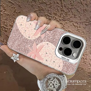 ibumpers Ốp Lưng IPhone Thời Trang Họa Tiết Quả Dâu Ốp Điện Thoại IMD Cứng Trơn Chống Bẩn Chống Sốc Cho IPhone 16 15 14 12 13 11 Pro Max