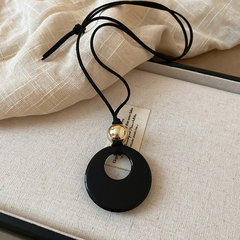 Vòng cổ mặt dây chuyền Hàn Quốc Vòng cổ dài thời trang cổ điển đơn giản cá tính hàng ngày dễ phù hợp với phụ kiện