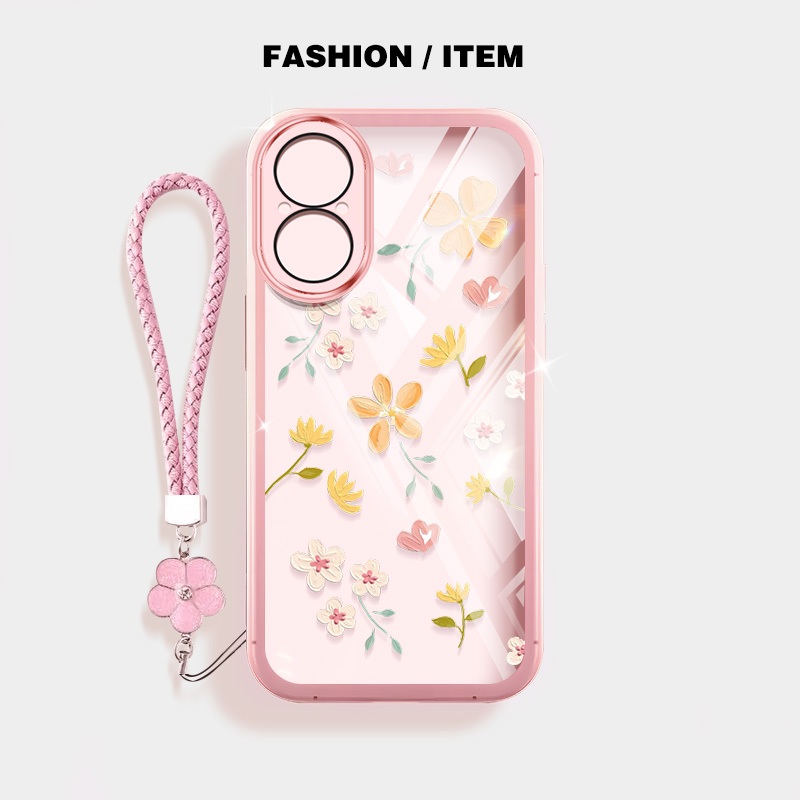 Ốp Điện Thoại YBD Cho Redmi A5 Turbo 4 Pro Xiaomi POCO F7 5G POCO C71 Hoa Vàng Xuân Hè Tươi INS Phong Cách
