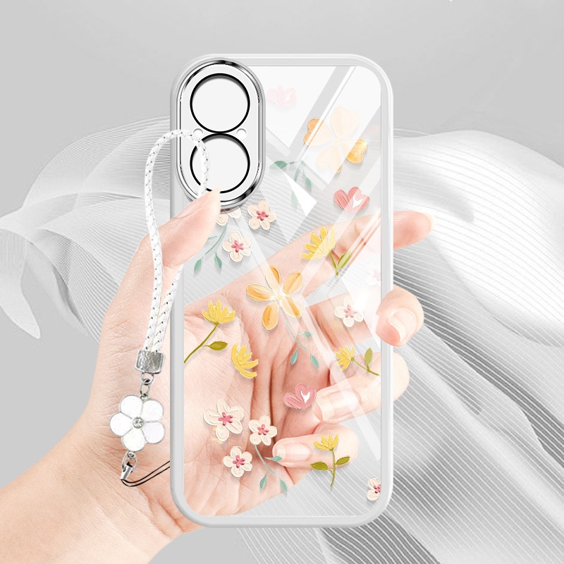 Ốp Điện Thoại YBD Cho Redmi A5 Turbo 4 Pro Xiaomi POCO F7 5G POCO C71 Hoa Vàng Xuân Hè Tươi INS Phong Cách