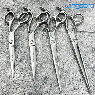 Wingbro Kéo Tóc Chuyên Nghiệp 5 "6 '' 7 '' 8 '' Nhật Bản Kéo Làm Tóc Không Gỉ Cắt Tóc Kéo Cắt Tóc