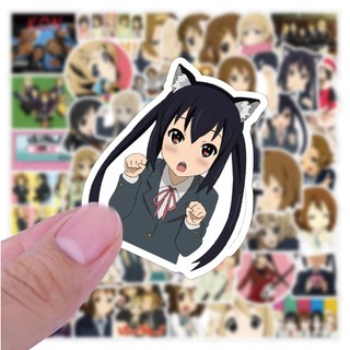 50 CÁI Anime K-ON!Hoạt Hình Graffiti Miếng Dán DIY Hành Lý Laptop Đàn Guitar Xe Đạp Ván Trượt Đồ Chơi Miếng Dán