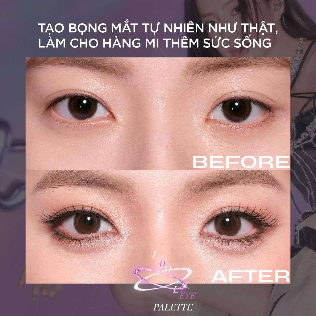 Little Ondine Bảng phấn tạo bọng mắt 4 màu  mịn lì, kèm nhũ lấp lánh bắt sáng 4.5g