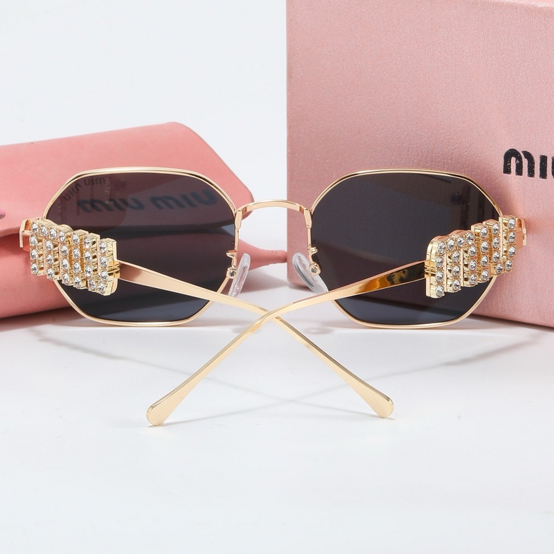 Kính nữ mới: kính râm đường viền sang trọng nhẹ thời trang, kính râm chống tia cực tím cao cấp