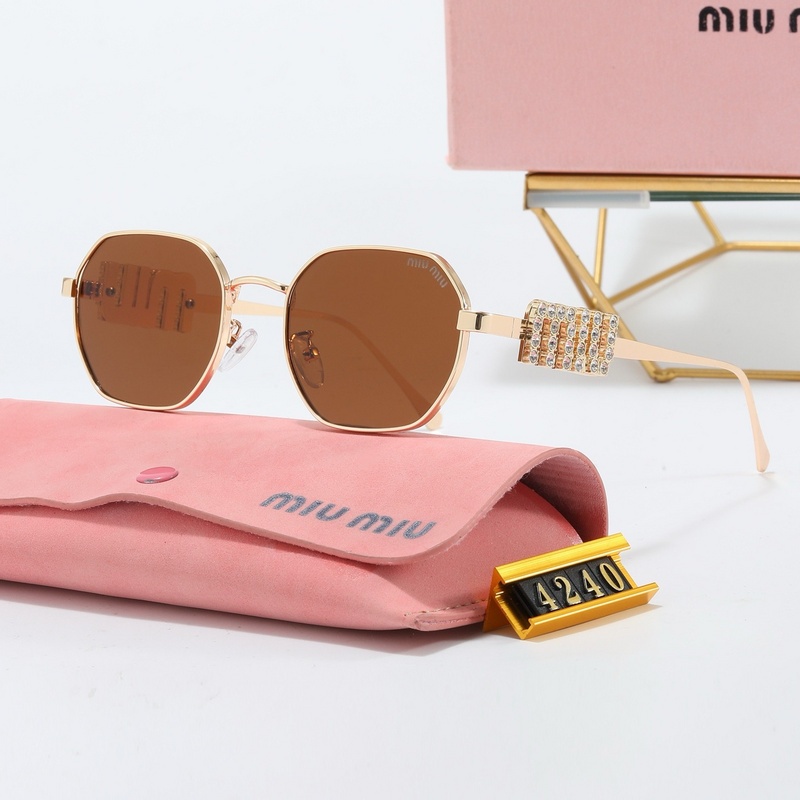 Kính nữ mới: kính râm đường viền sang trọng nhẹ thời trang, kính râm chống tia cực tím cao cấp