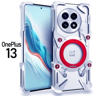 Dành Cho OnePlus 13 Ace 5 Pro Nhôm Giáp Khung Kim Loại Ốp điện thoại Không Vành Xoay 360 Độ Giá Đỡ Đứng Vỏ Sau Ốp điện thoại