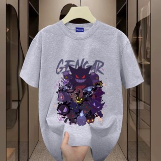 ✨Hàng có sẵn✨ WASSUP Pokémon-Áo thun nam mới! 100% cotton, thời trang, Unisex