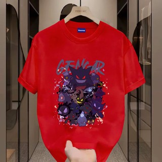 ✨Hàng có sẵn✨ WASSUP Pokémon-Áo thun nam mới! 100% cotton, thời trang, Unisex