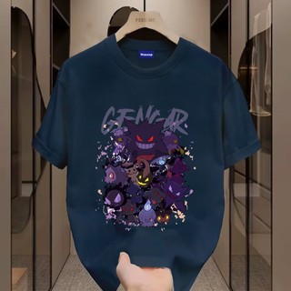 ✨Hàng có sẵn✨ WASSUP Pokémon-Áo thun nam mới! 100% cotton, thời trang, Unisex