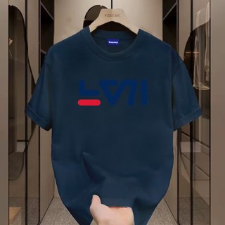 ✨Hàng có sẵn✨ WASSUP FILA-Áo thun nam mới! 100% cotton, thời trang, Unisex