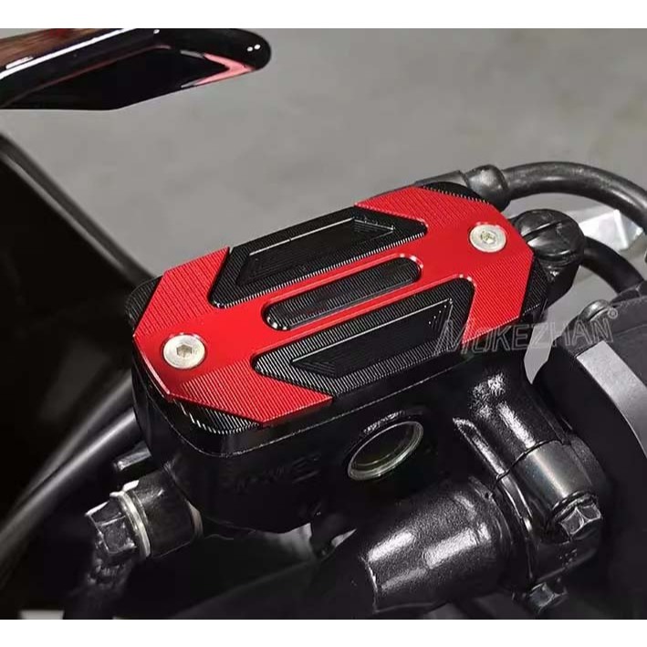 Thích hợp cho XE HONDA CM500 CM300 CB650R CBR650R CB1100 nc750x nx400 nx500 Sửa đổi Nắp nồi dầu bơm phía trên Nắp phanh trước Vỏ cốc dầu bơm trên