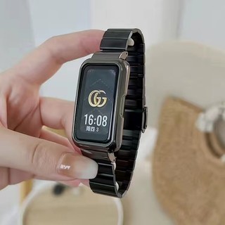 Dây đeo cho Huawei Band 10/9/8/7/6 và Honor 7/6, Dây đeo thay thế bằng kim loại thép không gỉ cho đồng hồ thông minh
