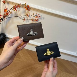 Ví da thật thời trang mới Retro Ví da nữ