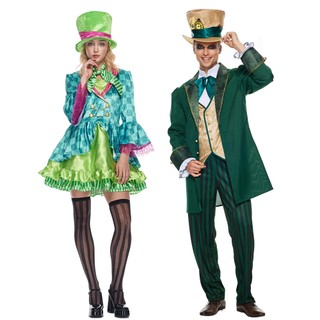 Trang Phục Hóa Trang Mad Hatter & Mad Tea Party Cao Cấp - Phù Hợp Cho Người Lớn trong Halloween và Sân Khấu