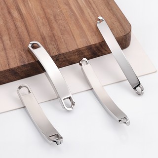 Phụ kiện cong bằng thép không gỉ được đánh bóng diy Trang sức Vòng tay nam thời trang và đơn giản
