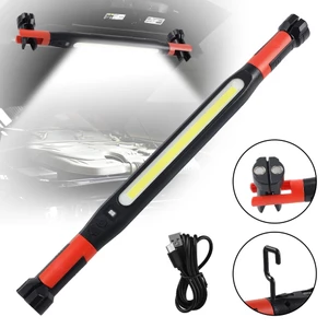 Đèn làm việc có thể sạc lại, Đèn LED từ tính, 4 chế độ, Đèn sửa chữa ô tô Underhood di động có móc