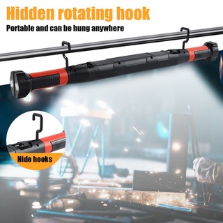 Đèn làm việc có thể sạc lại, Đèn LED từ tính, 4 chế độ, Đèn sửa chữa ô tô Underhood di động có móc