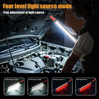 Đèn làm việc có thể sạc lại, Đèn LED từ tính, 4 chế độ, Đèn sửa chữa ô tô Underhood di động có móc