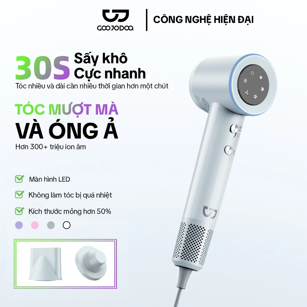 Máy sấy tóc tốc độ cao GOOJODOQ GD028