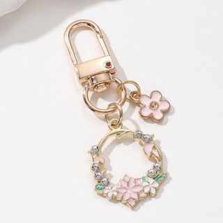 Khá Nhiều Màu Sắc Hoa Bướm Men Cây Dễ Thương Móc Khóa Nữ Cô Gái Handmade Trang Sức Quà Tặng