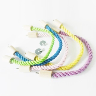 Vẹt Leo Dây Cotton Đồ Chơi Chim Hình Chữ U Đồ Chơi Thú Cưng Giá Chim Chim Lồng Chim Dây Cotton