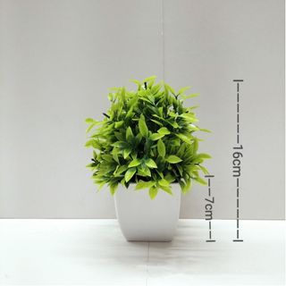 Asdfger Chậu Hoa, Hoa Nhân Tạo Cây Cảnh Giả, Trang Trí Bàn Mini Cây Giả Mô Phỏng Cây Chậu Cây Trang Trí Sân Vườn Nhà