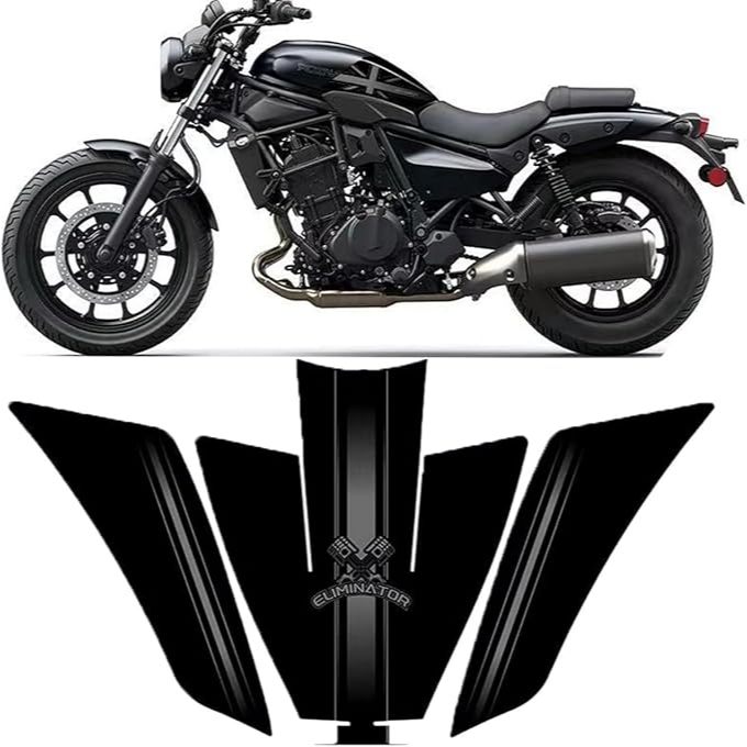 Thích hợp cho Kawasaki eliminator 400 450 500 SE Sửa Đổi Bình Nhiên Liệu Dán Xe Tăng