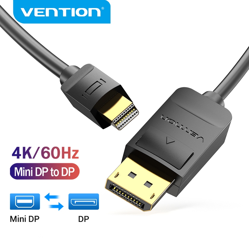 Dây cáp DP Vention Mini DP Sang DP 4K 60Hz Displayport Cáp 4K 120Hz ...