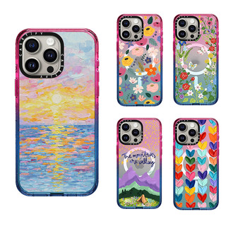 Ốp điện thoại Apple 16 từ tính Marshmallow Gradient Thích hợp cho iPhone15promax 14 13 12 Vỏ bảo vệ chống sốc