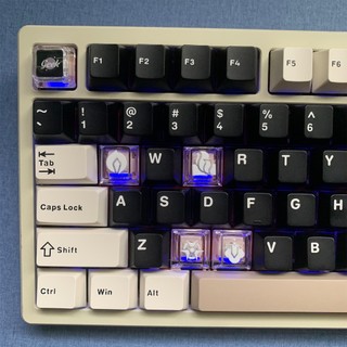 GIÁ TRỊ Trong Suốt Keycaps 4 Chìa Khóa Kỹ Năng Đại Lý R3 + R1 Cherry Profile Chất Liệu PC Cho Bàn Phím Cơ