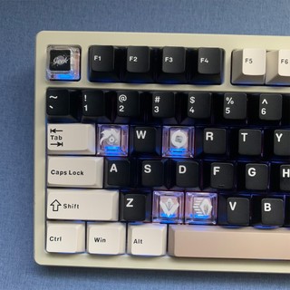 GIÁ TRỊ Trong Suốt Keycaps 4 Chìa Khóa Kỹ Năng Đại Lý R3 + R1 Cherry Profile Chất Liệu PC Cho Bàn Phím Cơ