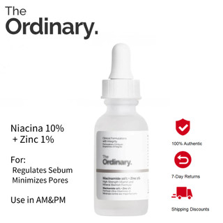 The Ordinary niacinamide 10% pore tightening serum oil control skin recovery serum facial care