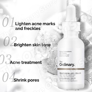 The Ordinary niacinamide 10% pore tightening serum oil control skin recovery serum facial care