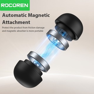Rocoren Giá đỡ máy tính xách tay Phụ kiện máy tính xách tay Nấm Giá đỡ từ tính Mini Cooler Stand cho Macbook Pro Giá đỡ hỗ trợ không khí
