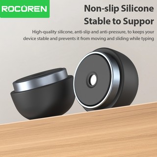 Rocoren Giá đỡ máy tính xách tay Phụ kiện máy tính xách tay Nấm Giá đỡ từ tính Mini Cooler Stand cho Macbook Pro Giá đỡ hỗ trợ không khí
