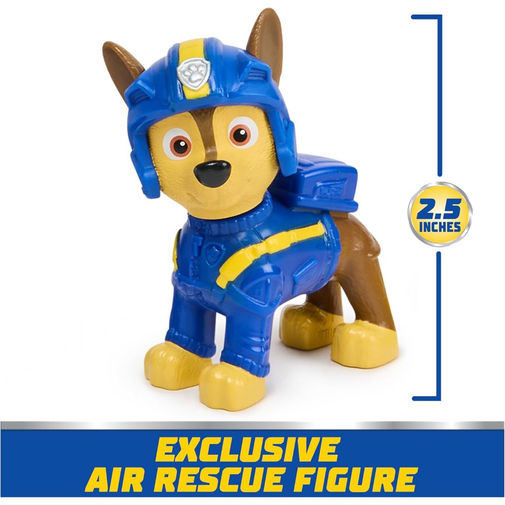 PAW Patrol: Máy bay trực thăng cứu hộ không khí với nhân vật hành động đuổi theo & phóng chiếu