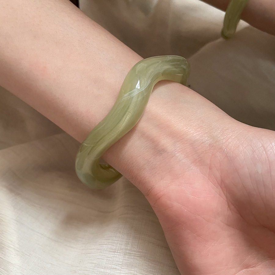 [Jewbeauty] Vòng tay hở miệng nhòe không đều phụ kiện tay sang trọng thời trang cao cấp cá tính dành cho nữ