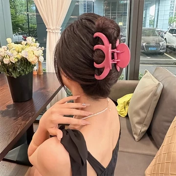 kẹp phồng tóc kẹp tóc càng cua kẹp tóc kẹp càng cua cỡ lớn kẹp tóc xinh Kẹp tóc Thêm Khối Lượng Tóc ~ Retro Kích Thước Lớn Tấm Acrylic Kẹp Tóc Tính Khí Đơn Giản Đầu Lưng Cá Mập Kẹp Tóc Mũ 