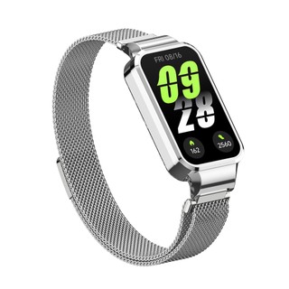 Dây đeo đồng hồ kim loại cho Xiaomi Smart Band 9 / 8 Active cho Redmi Band 3 / 2 Dây đeo bằng thép không gỉ Milanese từ tính cho Miband 9 / 8 Active