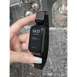 Dây đeo đồng hồ kim loại cho Xiaomi Smart Band 9 / 8 Active cho Redmi Band 3 / 2 Dây đeo bằng thép không gỉ Milanese từ tính cho Miband 9 / 8 Active