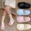 5.5CM Giày Sandal Ngoài Trời Cao Cấp Dép Màu Trơn Dép Nhà Đơn Giản Phòng Tắm Dép Chống Trơn Trượt Dép Trong Nhà Dép Gia Đình EVA Wear-