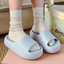 5.5CM Giày Sandal Ngoài Trời Cao Cấp Dép Màu Trơn Dép Nhà Đơn Giản Phòng Tắm Dép Chống Trơn Trượt Dép Trong Nhà Dép Gia Đình EVA Wear-