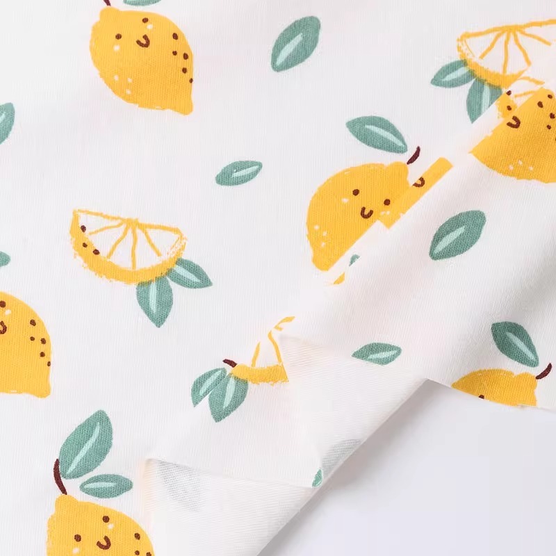 50x185cm Quần Áo Trẻ Em Vải Cotton In Hình Quần Bộ Đồ Ngủ Thân Thiện Với Môi Trường Cho Bé KAIN PASANG DIY May Chất Liệu Khăn Lau TJ0076